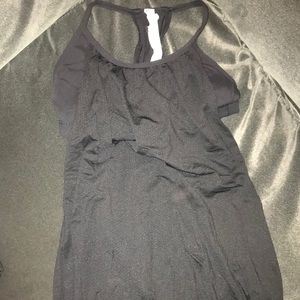 Lululemon Tank Top w/bra BLACK Size 4